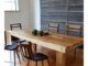 mesa de madera de pino